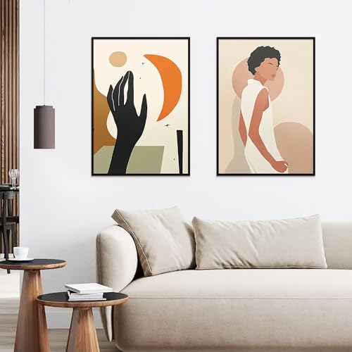 Image of upsimples 20x28 Picture Frame Black 3 Pack, Scratch-Proof Poster Frames 20 x 28 for Photo Gallery - Slide-In Strips, Horizontal or Vertical Wall Mounting