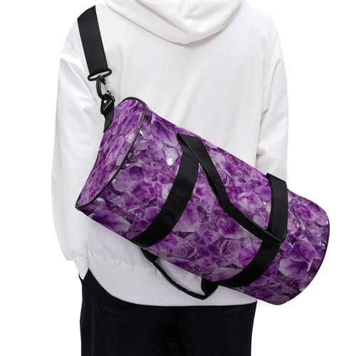 Sac week-end fleur violette compact pour éviter les suppléments bagages - 6