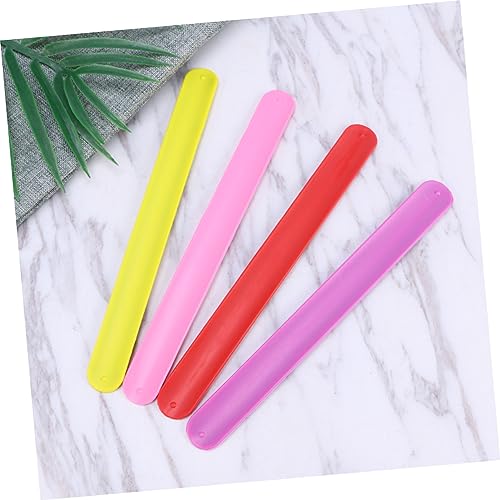 Bracelet slap arc-en-ciel en silicone : lot de 24 pièces souples et résistantes - 7