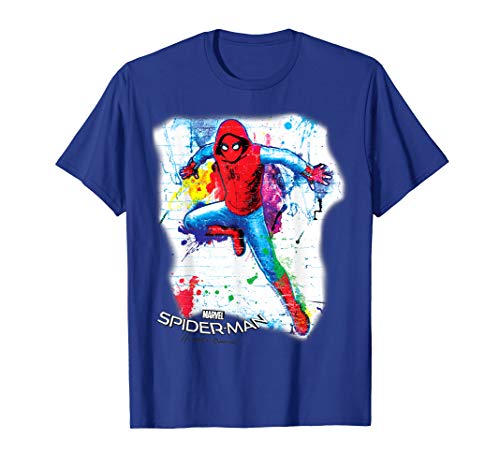 Marvel Spider-Man Homecoming Graffiti Stall Graphic T-Shirt - image 1