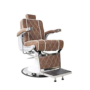 Barber Chair – THE EMPEROR – Vintage Light Brown – Herenstoel – Kappersstoel Kappersstoel Friseure-inrichting – Barber Shop – Novon Professional