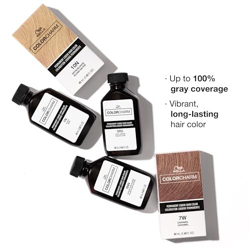 WELLA Color Charm Permanent Liquid Hair Color for Gray Coverage, Ash Blonde