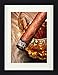 Produktbild 1art1 Alkoholische Getränke Poster Whiskey Und Zigarre Gerahmtes Bild Mit Edlem Passepartout | Wand-Bilder | Im Bilderrahmen 40x30 cm