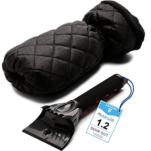 Antevia Eiskratzer Mit Handschuh - Winter Set Für Vereiste Windschutzscheiben