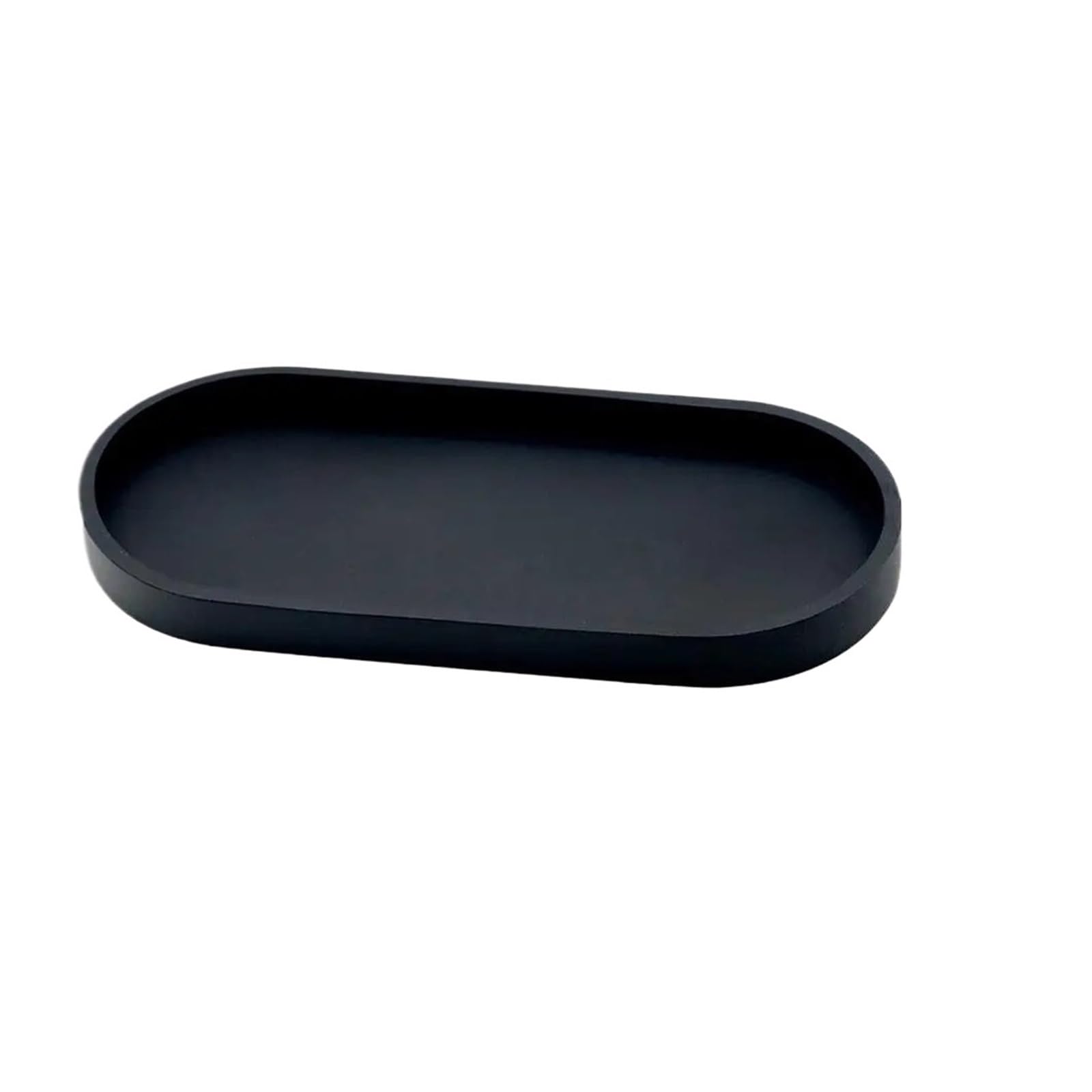Silicone Bathroom Tray Oval Small Silicone Bathroom Vanity Tray