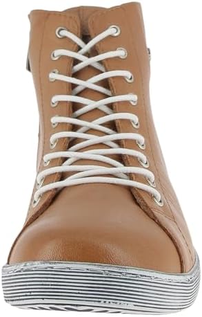 Botines Andrea Conti Cordones Tacón ANDREA CONTI 0342847 - Cuero Cordones Cremallera Botines Mujer