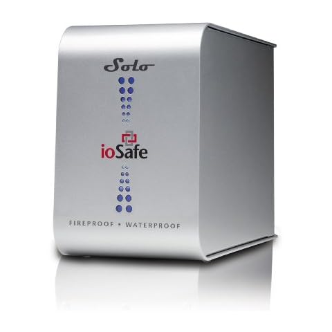 ioSafe Solo 500 GB Fireproof and Waterproof Desktop External Hard Drive with 3 Year Data Recovery Service SL0500GBUSB203YR (Silver) Cover