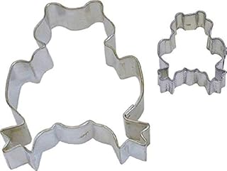 2 Piece Bull Frog Toad Cookie Cutter - MichaelBazak Store Variety Set ~ Mini & Fullsize