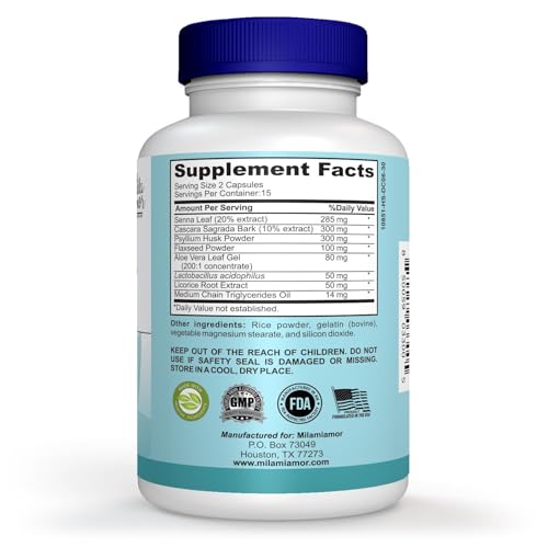 Mila Miamor 00850059033005 Milamiamor 15 Day Cleanse - Gut And Colon Support - Advanced Gut Cleanse Detox For Women & Men thumb #4