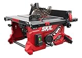 SKIL 1330 AA Tischkreissäge (210 mm Sägeblatt, 2000 W Motor, bis 63 mm Tiefe, 0° bis 45° Schnittwinkelneigung, Zahnstangensystem, Sägeblatt-Höhenverstellung, Handwerker, Werkzeug Zubehör) BT1E1330AA