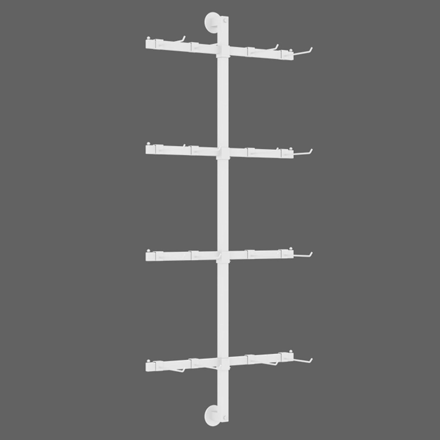 Retail Display Racks, Wall-Mounted Sock Rack, Clothing Store Commercial Shelves, Slippers Underwear Mobile Phone Cases Accessories Storage Hanging Rack, Boutique Wall Shelf (Color : Black,