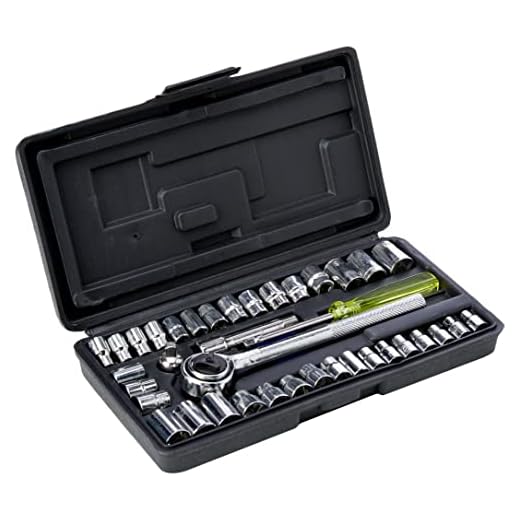 Blue Spot 01535 Steckschlüssel-Set 6,4 mm (1/4 Zoll) und 9,5 mm (3/8 Zoll), 40-teilig