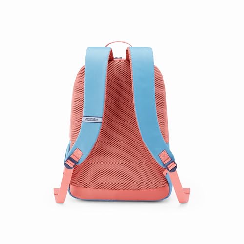 Image of American Tourister Neo 4.0 | 29 Ltrs | 2 Compartments | Bottle Pocket | Ergonomic Padded Back Panel & Shoulder Straps | School Backpack for Boys & Girls | 1 Year International Warranty | Coral