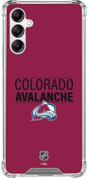 Skinit Clear Phone Case Compatible with Galaxy A14 5G - Officially Licensed NHL Colorado Avalanche Lineup Design
