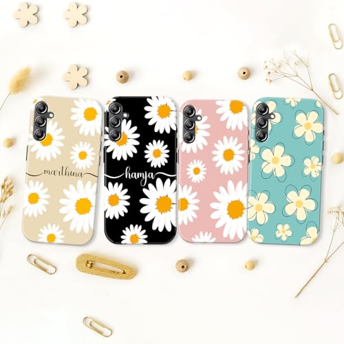 Image of COLORflow Back Cover Compatible with Samsung Galaxy A14 5G / 4G | Daisy Bloom Customized | Glossy Armoured Bumper with Camera Protection Back Cover Compatible with Samsung Galaxy A14 5G / 4G