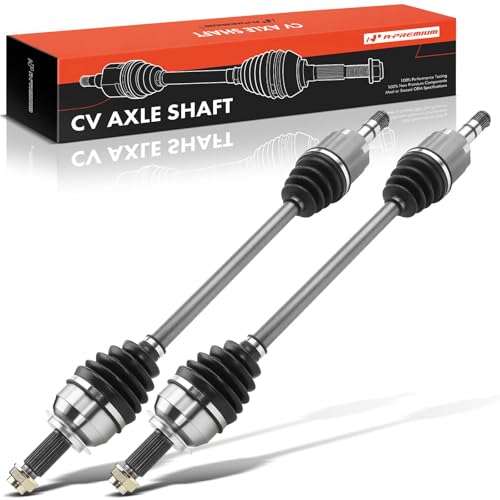A-Premium Pair (2) Front CV Axle Shaft Assembly Compatible with Subaru Impreza 2008-2015, Legacy 2005-2009, Outback 2005-2009, Driver and Passenger Side