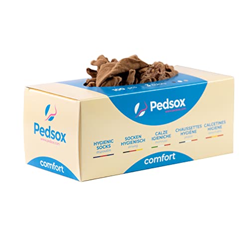 Pedsox, Disposable Hygienic Socks for Shoe Testing, Box of 100 Pieces, Comfort Line, Unisex, One Size