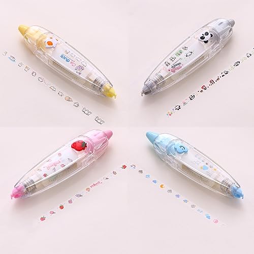 Yqhugbc 4 Piezas Unidades De Cinta Correctora,Linda Cinta De Corrección,Pluma De Corrección Decorativa, Para Niños, Álbumes De Recortes, Decoración De Bricolaje Yqhugbc 4 Piezas Unidades De Cinta Correctora,Linda Cinta De Corrección,Pluma De Corrección Decorativa, Para Niños, Álbumes De Recortes, Decoración De Bricolaje
