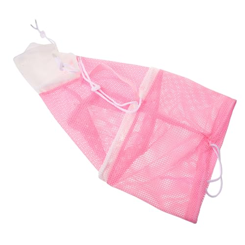 CIYODO Cat Grooming Bag Pet Supplies for Bathing Nail Trimming Pull Rope Buckle Sturdy and Breathable Mesh Pouch