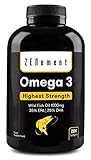 Omega-3 Aceite de Pescado Salvaje | 1000 mg x 200 Perlas | Máxima concentración: 35% EPA + 25% DHA | Favorece la salud cardiovascular, de las articulaciones, y la función cerebral | 100% Natural