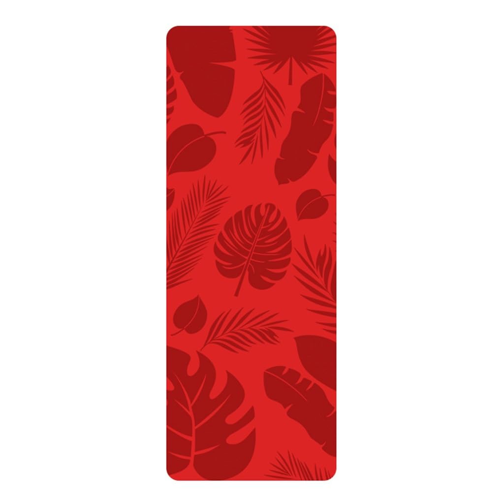 Yoga-Matte Umweltfreundlich PU Rutschfest Fitness-Übungsmatte Premium Bedruckt 72 "x26" Extra Dick 5MM Trainingsmatte für Bikram, Hot Yoga (Color : Style3)