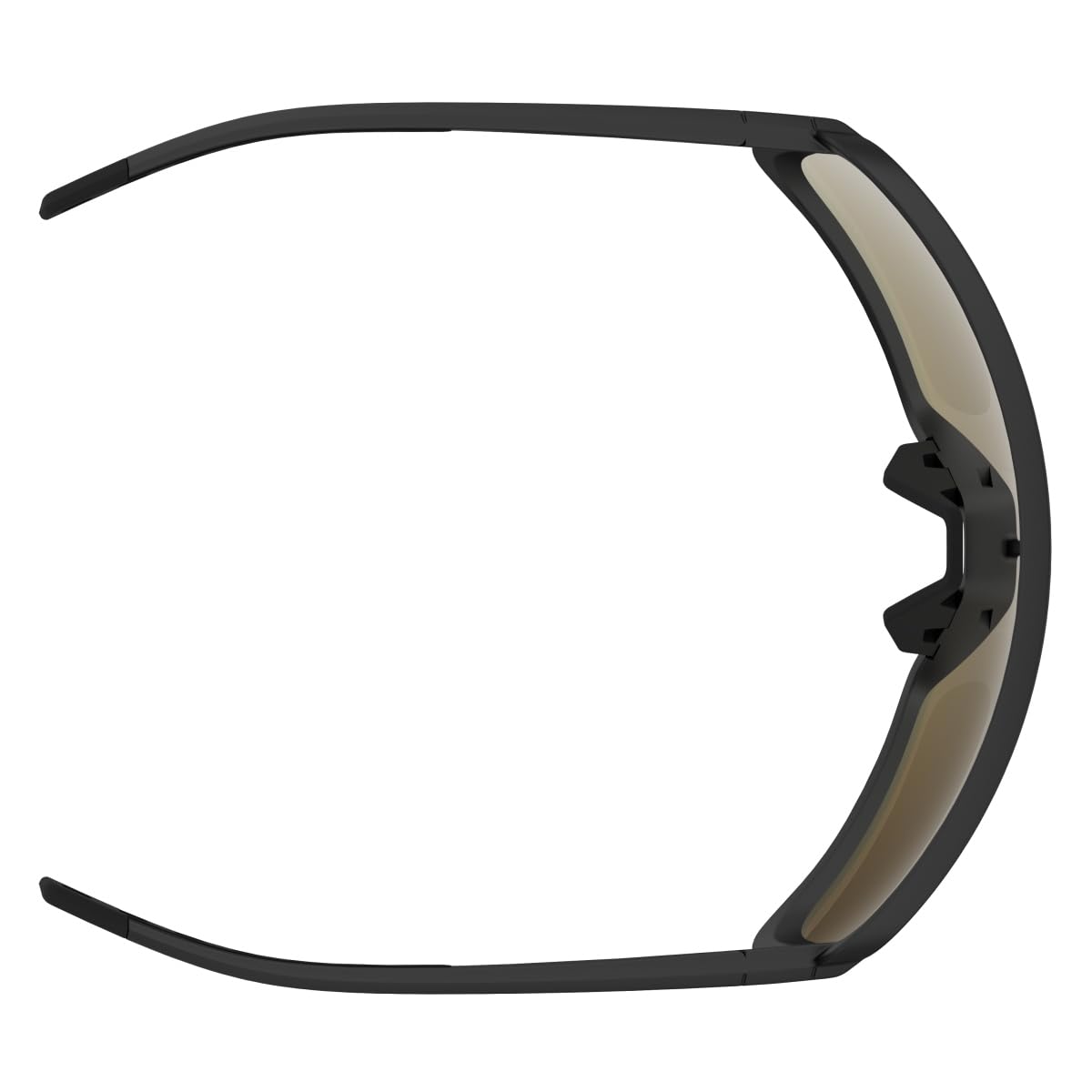 Scott Torica LS AMP Wechselscheiben Fahrradbrille schwarz/goldfarben Chrome