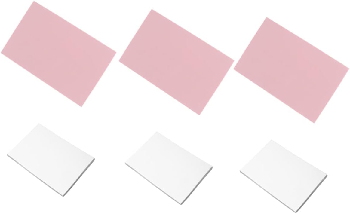 TPR Rubber Carving Blocks 6 Pack for DIY Stamp Making