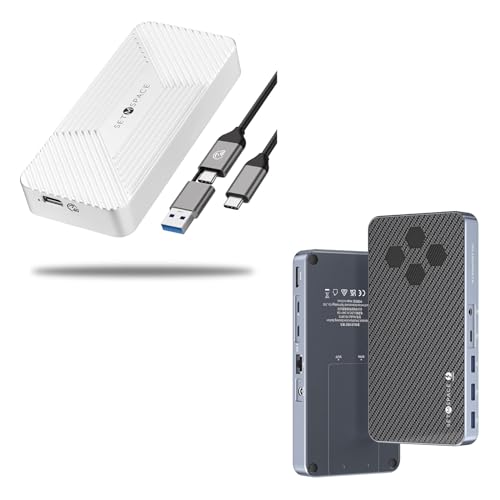 NVMe Enclosure 40Gbps, SETMSPACE 10 en 1 Docking Station miniatura 1