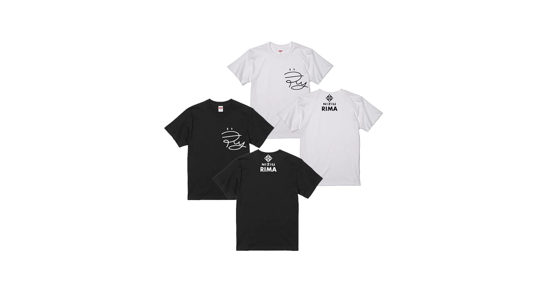 NiziU メンバー直筆サイン入りTシャツ NiziU メンバー直筆サイン入りTシャツ NIZIU】メンバー直筆