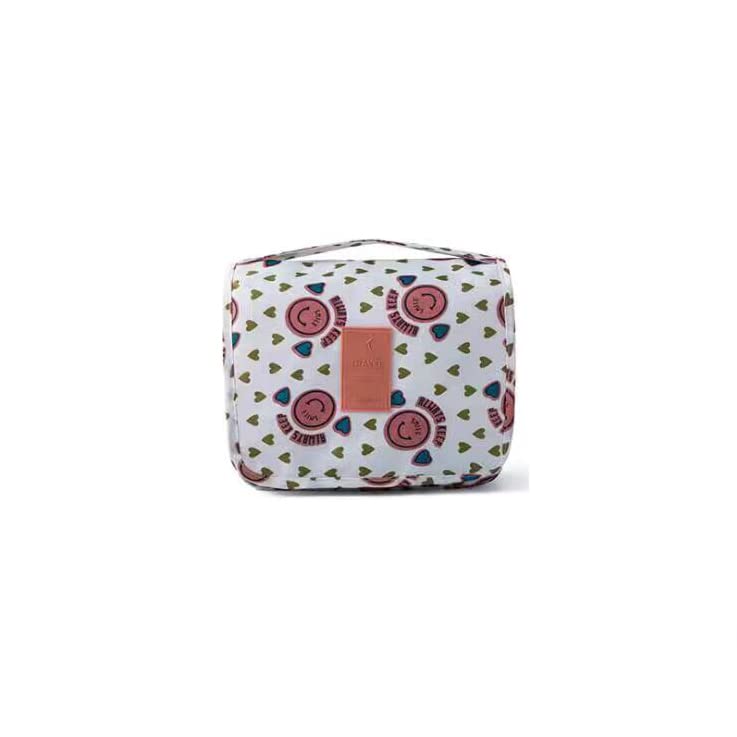 HerlaHanging Travel Toiletry Kit Portable Makeup Bag with Strong Hook & Pockets Travel Organizer Pouch for Women & Men, Large Capacity Kit Bag,Waterproof Toiletries Storage Bag for Bathroom