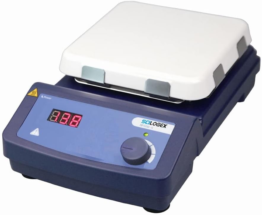 Scilogex 512121019999 MS7-HP550-S LED Digital 7 inch Square Magnetic Hotplate