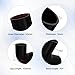 Endure 90 Degree Elbow Coupler Silicone Hose 4-Ply, 2.5-Inch(63mm), Couplers for High Performance Vehicles, Intake Piping, Length(102mm), Thickness (5mm), Automotive Silicone Hose - Black