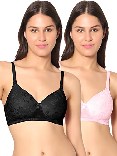 Image of Sonari Soda Women's Padded T-Shirt Bra Black Pink