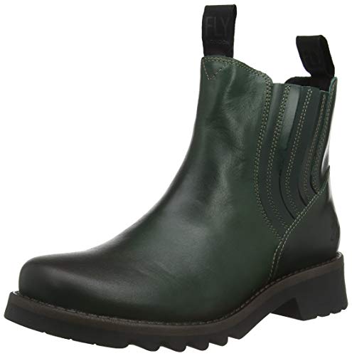 Fly London Ralt541fly, Botas Chelsea para Mujer, Verde (Petroleo 004), 35 EU