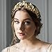 JAKAWIN Greek Goddess Headband Accessories Gold Leaf Crown for Women HG001 (Gold)
