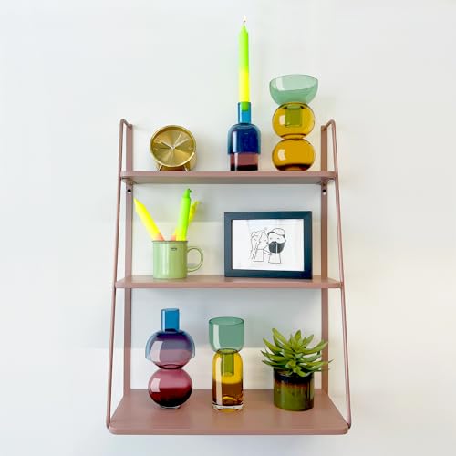 Cloudnola Reversible Glass Flower Vase and Bud Vase Lemon Set of 2, Green & Yellow and Blue & Pink, Ideal Gift Set, for Home, Wedding, and Event Decor