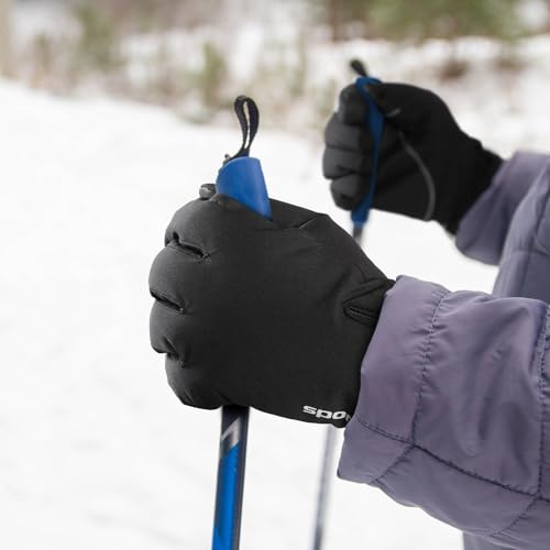 Trifabricy Ski Gloves - Waterproof Insulated Winter Gloves for Men and Women, Upgraded Touchscreen Snow Gloves for Cold Weather, Multi-Layer Warm Gloves for Skiing Snowbarding Driving - M - Thumbnail 2