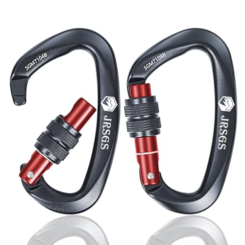 Image of Climbing Carabiner Clips,Locking Carabiner for Camping,Rescue,Hunting