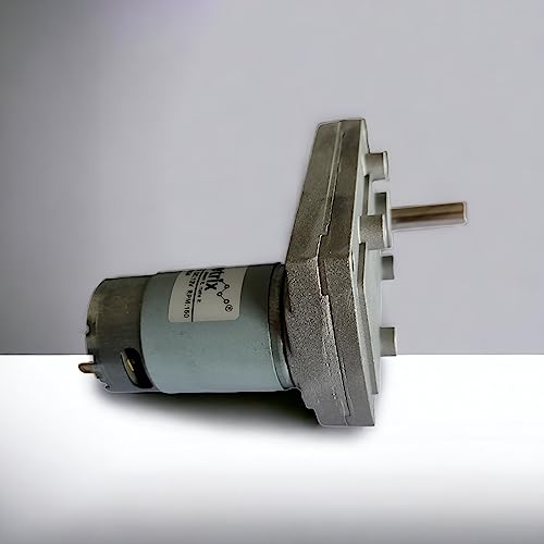 Image of Metal 12V DC Square Gear /Geared Motor 10 RPM - High Torque
