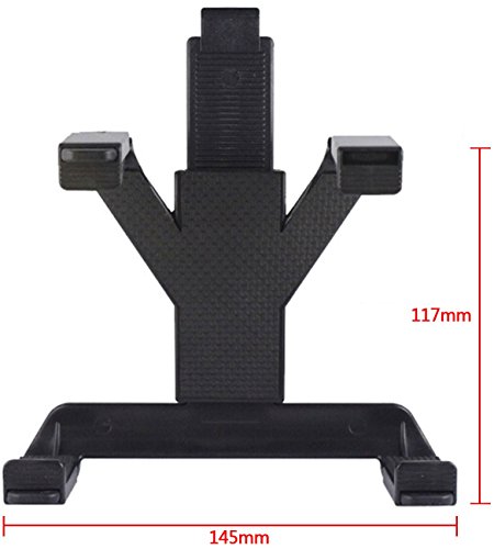 iMounTEK Suction Cup Tablet Car Mount Holder(Expanding 7-10.1 Inches for Larger Tablets/GPS/DVD Players, Including iPad/Samsung Galaxy Tabs/Asus Transformer/etc, Universal Fit) - Black