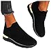 Sunnyuk Laufschuhe Damen Schuhe Sneakers, Mesh Atmungsaktiv Straßenlaufschuhe Gestrickte Freizeitschuhe mit Weich Sohle Sportschuhe Leichte Bequem Turnschuhe Fashion Freizeitschuhe