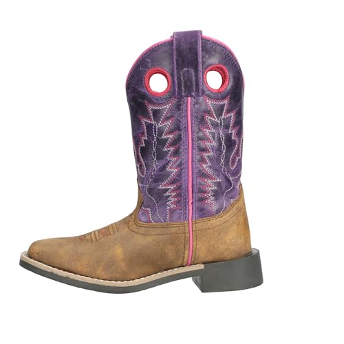 Image of Smoky Mountain Boots Girls' Tracie Square Toe Leather Western Boot
