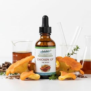 Mother Nature Organic Chicken of The Wood (Laetiporus sulphureus) Mushroom Liquid Extract - 1000mg - 2 oz - Made in USA