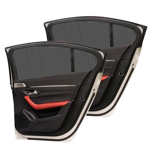 Landrain 2 Stück Fliegengitter Insektenschutz Autofenster mit UV Schutz,...