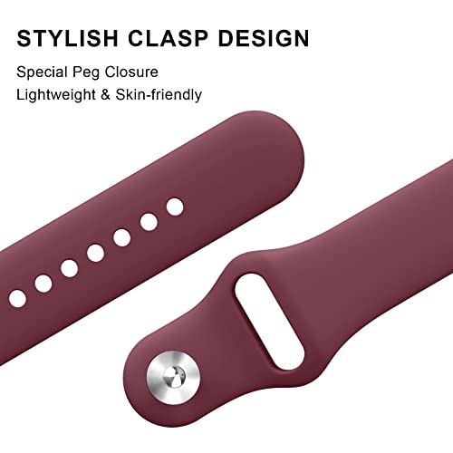 Image of Tobfit Straps for Amazfit Bip /Bip 3 /Bip 3 Pro /Bip /Bip U /Bip U Pro Watch Strap, 20mm Silicone Breathable Replacement Strap for Amazfit GTR 42mm / GTS 2 Mini /2 /2e /3 /4 /4 Mini