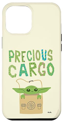 Protection de qualité iPhone 12 Pro Max imprimé Star Wars Grogu haut de gamme