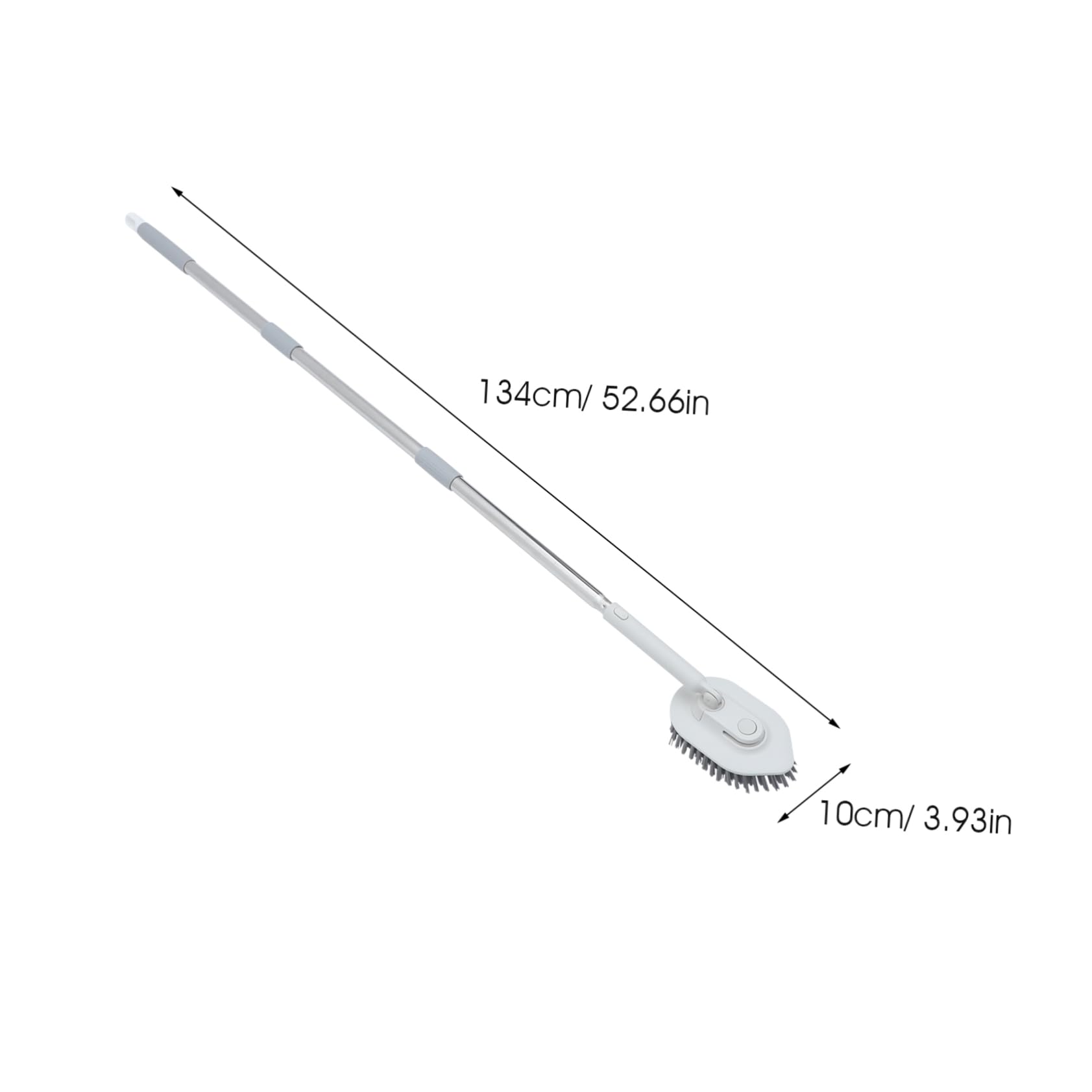Cepillo De Suelo Rígido Para Fregar Pisos y Azulejos De Baño Cepillo Multiusos Mango Para Limpieza De Ducha y