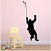 Produktbild Newberli Hockey Player Wandtattoo Hockey Sport Wandaufkleber Für Jugendliche Jungen Zimmer Schlafzimmer Wohnheim College Vinyl Wandkunst Dekor Abnehmbare 43 * 78 Cm