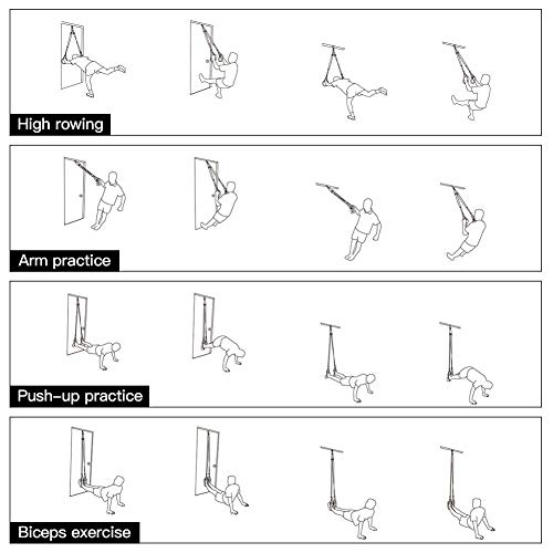 Cretee Allenamento Sospensione Workout Set per