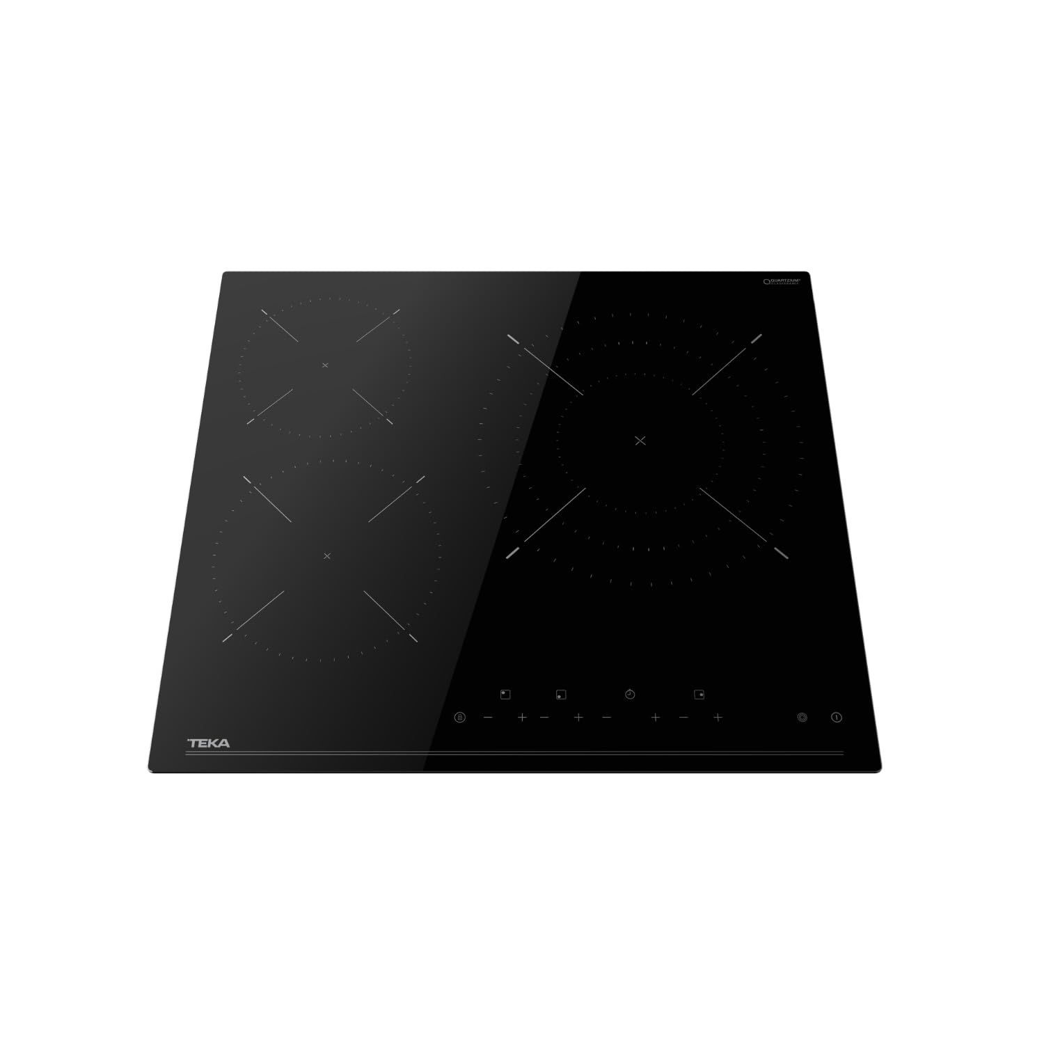 TEKA Placa Vitrocerámica 3 Zonas, Superficie de Cristal Templado, 60 cm